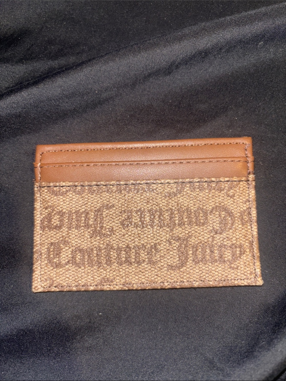 Juicy Couture Mini Tan Backpack with Gold Logo:Includes Keychain and card holder - Picture 8 of 8